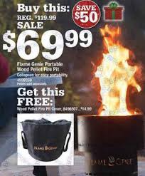 Flame genie wood pellet fire pit. Black Friday Deal Flame Genie Wood Pellet Fire Pit Fg 16 Fire Pit Cover