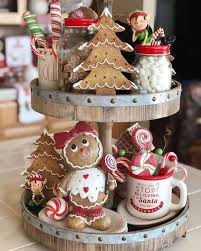 24 Must See Christmas Kitchen Decor Ideas Gingerbread Christmas Decor Tray Decor Christmas Christmas Kitchen Decor