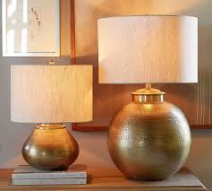 Nori Hammered Table Lamp Base Brass Table Lamp Base Hammered Table Lamps Table Lamp