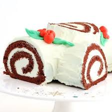 Red Velvet Yule Log Cake Christmas Buche De Noel Eugenie Kitchen Yule Log Cake Log Cake Yule Log