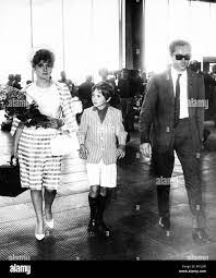 gina lollobrigida with son andrea milko skofic, milko skofic, rome 1966  Stock Photo - Alamy