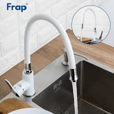 Choose from contactless same day delivery, drive up and more. Frap Kitchen Faucet Modern Style Flexible Kitchen Sink Mixer Faucet Taps Red White Black Color Single Handle Cold And Hot Water Kitchen Faucets Aliexpress