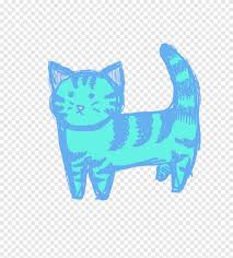 Biyik Kedicik Turkuaz Kuyruk Serin Kedi Mavi Kedi Memeli Gibi Png Pngegg