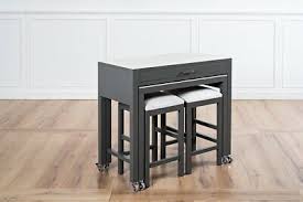 small dining table 2 stools modern