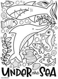Under the sea printable coloring pages. Under The Sea Coloring Page By Mrs Arnolds Art Room Tpt