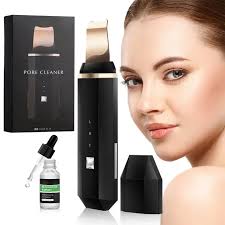 Ultrasonic Deep Face Cleaning Machine Skin Scrubber Korean Care Cleansing  Device Spatula Ultrasound Ionic 3 Files