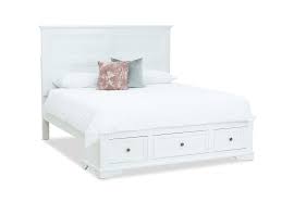 W138 x d188 x h24. White Chanelle Queen Bed Amart Furniture