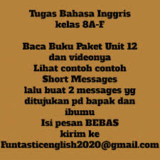 Tugas bahasa inggris kelas 8 semester 2. Tugas Daring Bahasa Inggris Kelas 8 Cara Golden