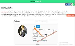 It provides an option to copy the invisible letter and allows you to paste it wherever you want. Invisible Character And Invisible Letter Abllmjgnnbjkafegcglebfmgdpllchem Extpose
