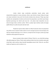 Contoh laporan latihan industri full 1. Li 1