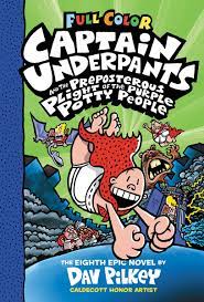 Captain underpants is a character from a series of children's books by dav pilkey. Amazon Com Captain Underpants And The Preposterous Plight Of The Purple Potty People Color Edition 9781338271515 Pilkey Dav Pilkey Dav Books