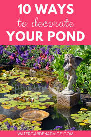Light weight · available in gray & brown · very easy to use 10 Ways To Decorate Your Pond Water Garden Advice