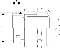 Emc Cable Gland Pg Threaded Size Chart India