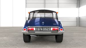 Citroen Ds 23 1974 Old And Restored Version 3d Model Citroen Ds Citroen 3d Model