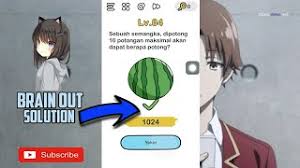 Sebuah semangka, dipotong 10 potongan maksimal akan dapat berapa potong? Jawaban Brain Out Level 80 82 83 84 85 86 87 88 89 90 Brain Out Youtube