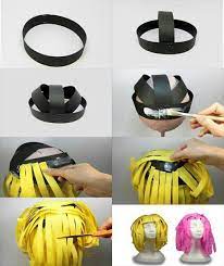 Pin By Claire On Manualidades Foam Wigs Diy Wig Crazy Hat Day