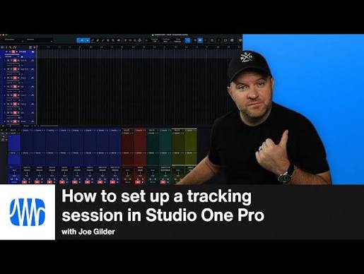 How to set up a tracking session from scratch in Studio One Pro | PreSonus