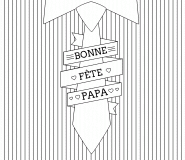 Fête des mères 2019 dessin et coloriage cravate à imprimer. Fetes Des Peres 15 Coloriages A Imprimer Ou A Faire En Ligne Sur Lapinoo Com
