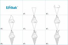 Belajar menggambar es krim lucu dari angka 3 untuk anak. Bagaimana Cara Menggambar Es Ktim Secara Bertahap