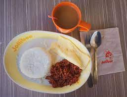 Breakfast Corned Beef And A Cup Of Coffee From The Number One Fast Food Giant Of The Philippines Jollibee Recipes Fast Food Breakfast Local Fast Food