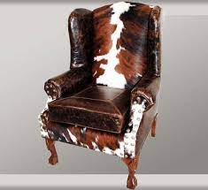 el dorado wingback chair leather wing chair cowhide furniture wing chair