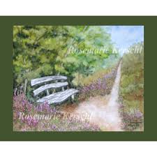 Кредитлар, омонатлар ва банк хизматлари. Bank Am Waldrand Handgemaltes Aquarellbild 32 X 24 Cm