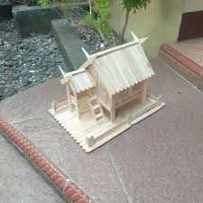 Gambar rumah adat terbuat dari stik es krim gambar kerajinan rumah via ejudy.duckdns.org. Prakarya Maket Miniatur Rumah Adat Bugis Dari Stik Es Krim Shopee Indonesia