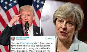 Donald Trump: 'Theresa May' lambasted by President