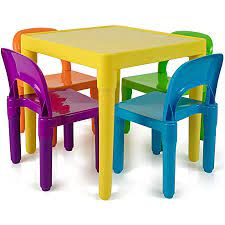 Maybe you would like to learn more about one of these? Amazon Com Kids Activity Table And Chairs Set Toddler Activity Chair Best For Toddlers Reading Train Art Crafts Play Room 4 Childrens Seats With 1 Table Sets Little Kid Children Furniture Accessories Home