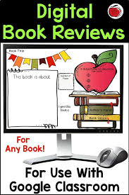 Digital Book Reviews For Use With Google Slides Classroom Distance Learning Digital Book Distance Learning Educational Reading