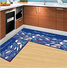 Sears has decorative kitchen rugs for your home. Amazon Com Large Kitchen Rug Set 2 Piece Non Slip Indoor Floor Area Rugs Kitchen Mat Rubber Backing Doormat Runner Rug Set 19 7 X31 5 19 7 X 63 Kitchen Dining