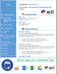 Con estas aplicaciones podrás hacer un currículum online en pdf y de forma totalmente gratis, o por algunos céntimos en algún caso, no tendrás que preocuparte más para tener un currículum perfecto. Curriculum Ejecutivo Ejemplos Formatos Y Plantillas Gratis Word Y Pdf Para Imprimir