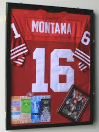 Also includes archival quality uv blocking glass, which preserves colors and details of objects. Amazon Com Football Jersey Frame Display Case Cabinet W 98 Uv Protection Black Finished Sports Related Framed Jersey Jersey Display Jersey Display Case