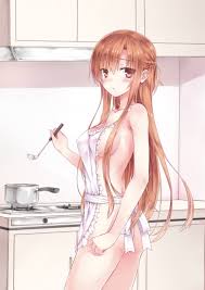 hiten sword art online asuna (sword art online) naked apron | 234821 |  yande.re