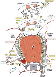 seating map find the best seats at red rocks