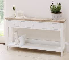 Florence White Console Table Stunning Kitchen Console Table 3 Drawers Bargain Ebay Hall Console Table White Console Table Console Table