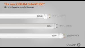 Die Neuen Led Rohren Osram Substitube Vielseitiger Effizienter Und Langlebiger Youtube