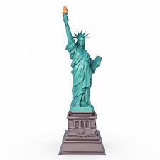 The Statue Of Liberty Low Poly In 2020 Statue Statue Of Liberty Liberty