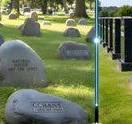 Natural Stone Grave Markers: River Rocks vs Polished Granite ...
