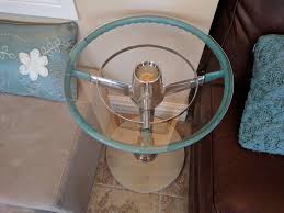 Pontiac Steering Wheel Table Repurposed Furniture Car Furniture Furniture