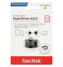 Great little gadget that enables you to download your music and videos from your phone to your usb drive fast and allows you to play them back on your computer or tv instantaneously! 256gb Ultra Dual Otg Drive M3 0 Usb 3 0 Sddd3 256g I35 Black Type A To Micro Usb Storage Mart India