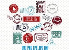 North Pole Express Svg Santa Mail Vector Printable Design Etsy In 2021 North Pole Printable Designs Santa Mail