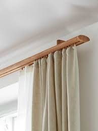 Karnisensystem Listello Rund 2 Laufig Wood Curtain Rods Wooden Curtain Rods Wood Curtain