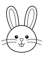 Dessin lapin simple mexicaindessin download avec dessin. Tete De Lapin Pour Decorer Un Panier Ou Autre Dessin Lapin De Paques Dessin Lapin Lapin Dessin Facile