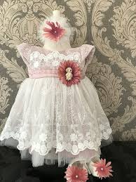 Auf geburtstagen und hochzeiten sind kleider und röcke mit spitze und rüschen in hellen farben wie rosa, weiß und beige beliebt. Taufkleid Taufe Babykleid Festlich Kleid Hochzeit Italienische Mode 62 68 Top