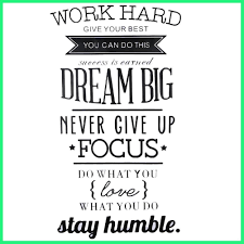 Work Hard Motivation Wall Decals Office Room Decor Never Give Up Dream Big Inspirational Quote Wall Stickers Art Decorative Kutipan Inspirasi Inspirasi Stiker