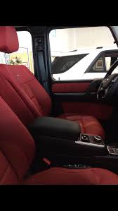 Red Leather Interior Of A Mercedes G Wagon Mercedes G Wagon Dream Cars G Wagon Interior