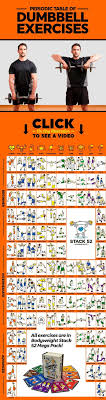 Periodic Table Of Dumbbell Exercises Stack 52 In 2020 Dumbbell Workout Exercise Dumbbell