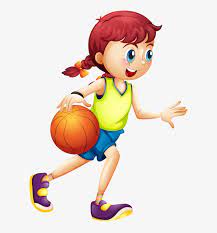 Lion family playing basketball cartoon for kids. Nina Con Pelota Basketball Girl Playing Basketball Cartoon Transparent Png 600x800 Free Download On Nicepng