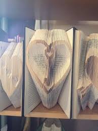 Key To My Heart Book Folding Pattern Free Tutorial Book Folding Patterns Free Book Folding Patterns Book Origami